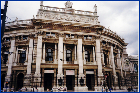 Photo of the Burgtheater in Vienna, Austria