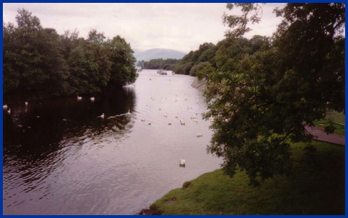 Leaving Balloch on a cruise on Loch Lomond, Scotland