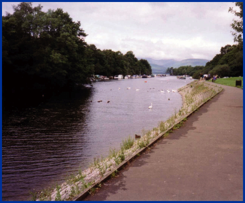 Loch Lomond in Balloch, Scotland