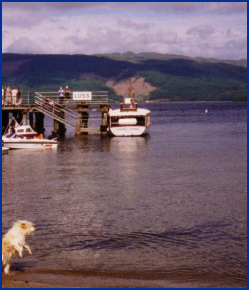 Loch Lomond from the Luss pier, Scotland