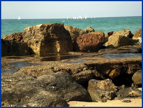 The Mediterranean Sea at Achziv Beach