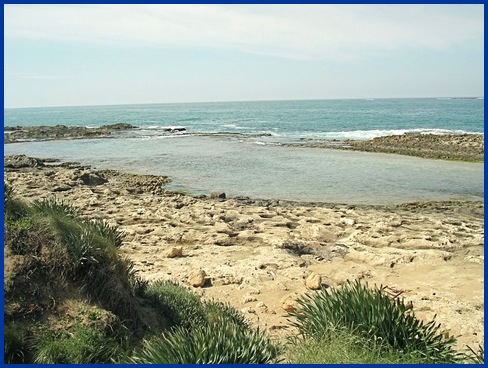 The Mediterranean Sea at Achziv Beach