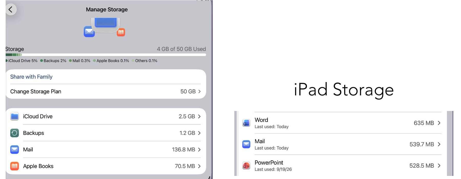 image of Mail on iCloud and Mail on iPad
