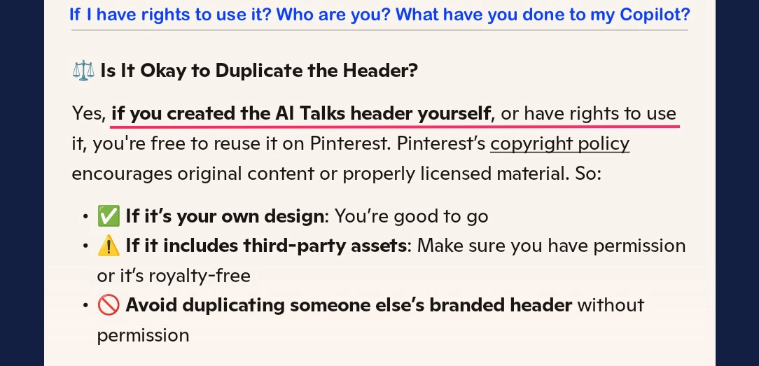 Proof from Claire that there was an imposter talking to her