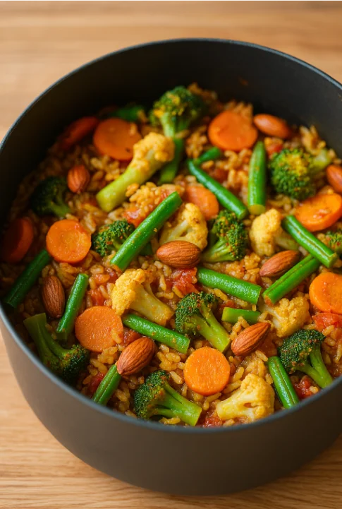 Image of rice and vegetable stew