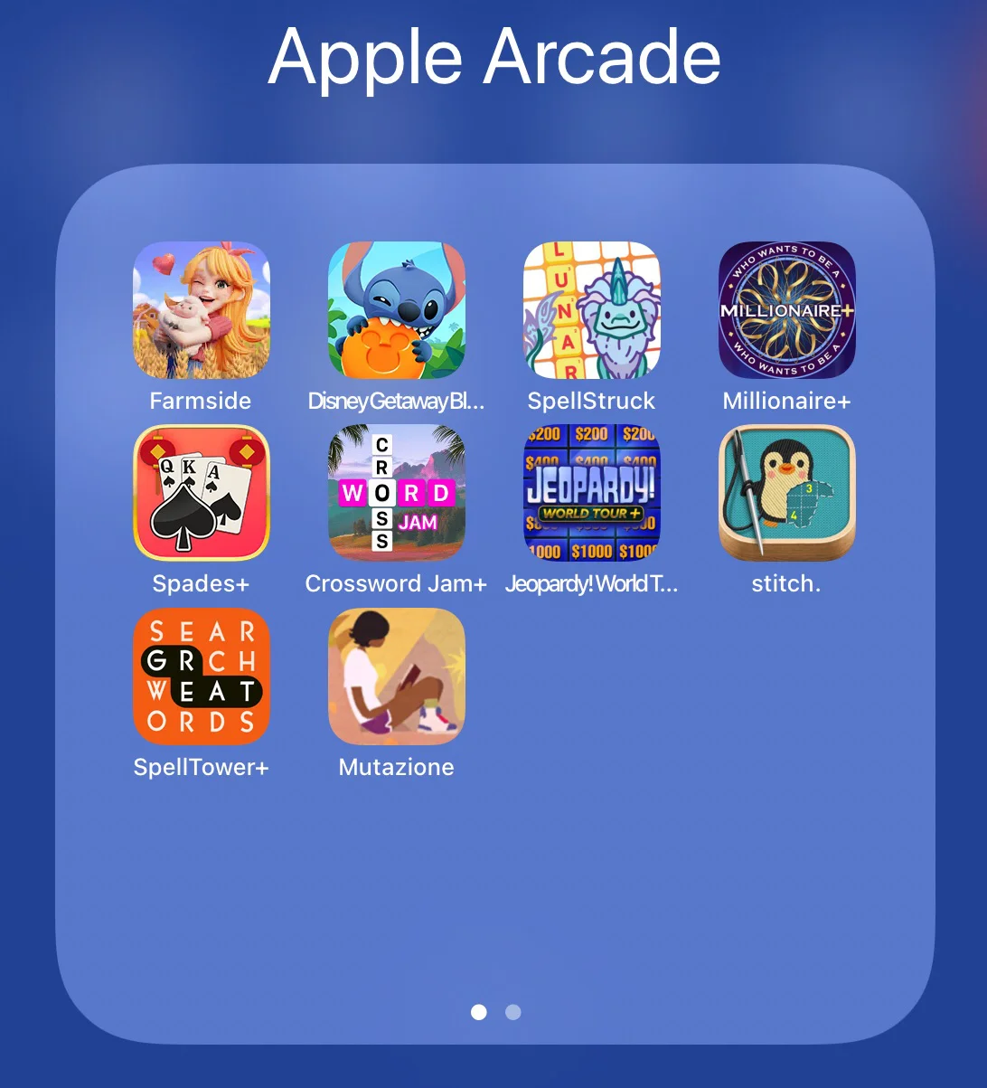 Apple Arcade has many games I enjoy