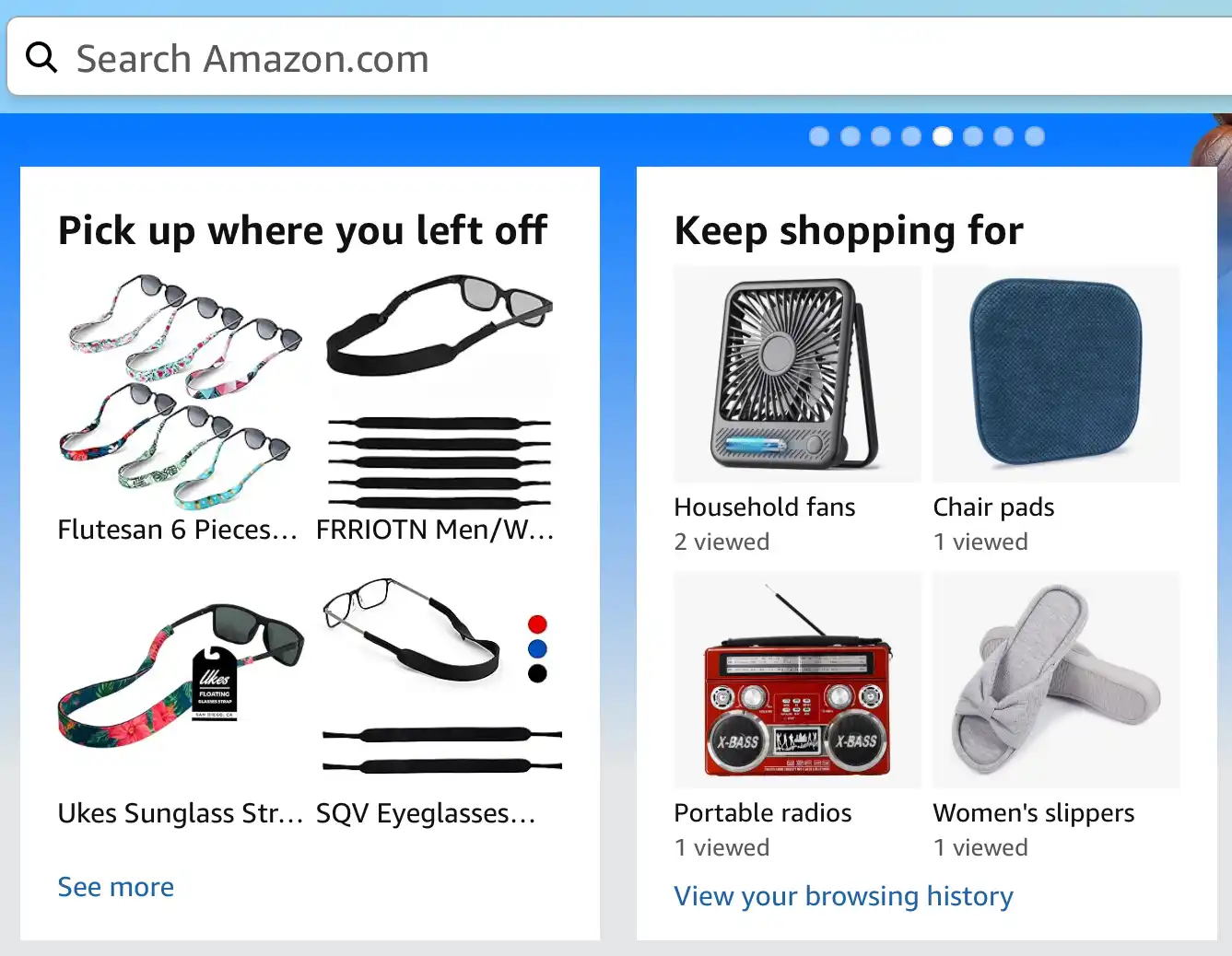 Amazon shopping app