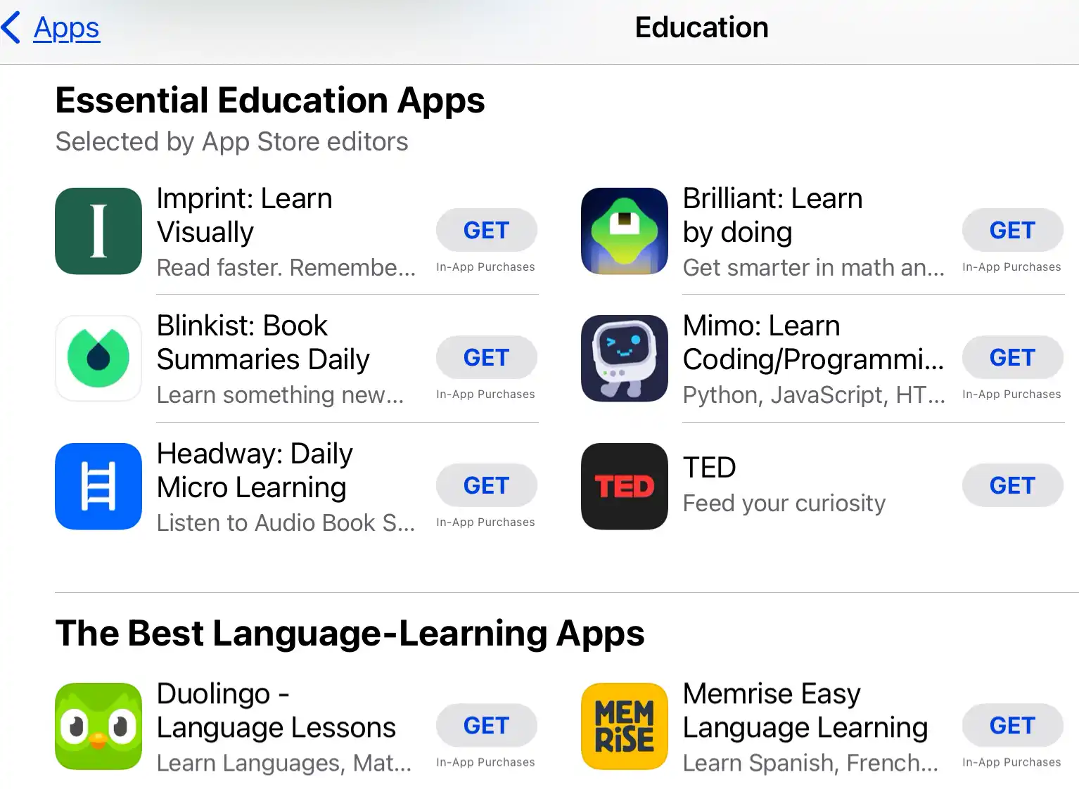 Educational Apps