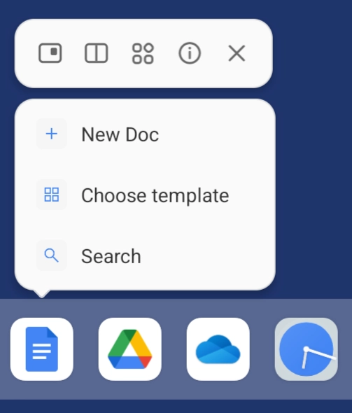 Long press on app to see menu to remove app