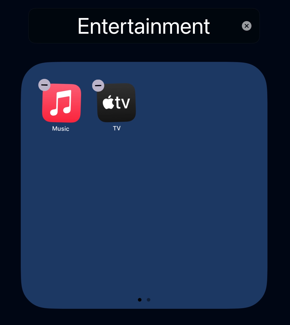 Open folder for renaming