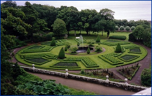 Gardens at Dunrobin Castle, Scotland